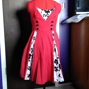 Red Retro Dress